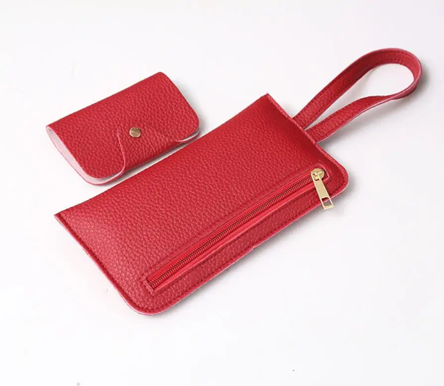 4pcs/set Tassel Bucket Women's Handbag Stylish Crossbody Bag Clutch and Wallet, Solid Color PU Shoulder Bags for Women Daily Use