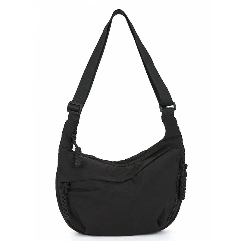 Casual Nylon Hobos Crossbody Bag for Women Designer Shoulder Bags Large Capacity Tote Bag Lady Travel Shopper Bag Female Purses