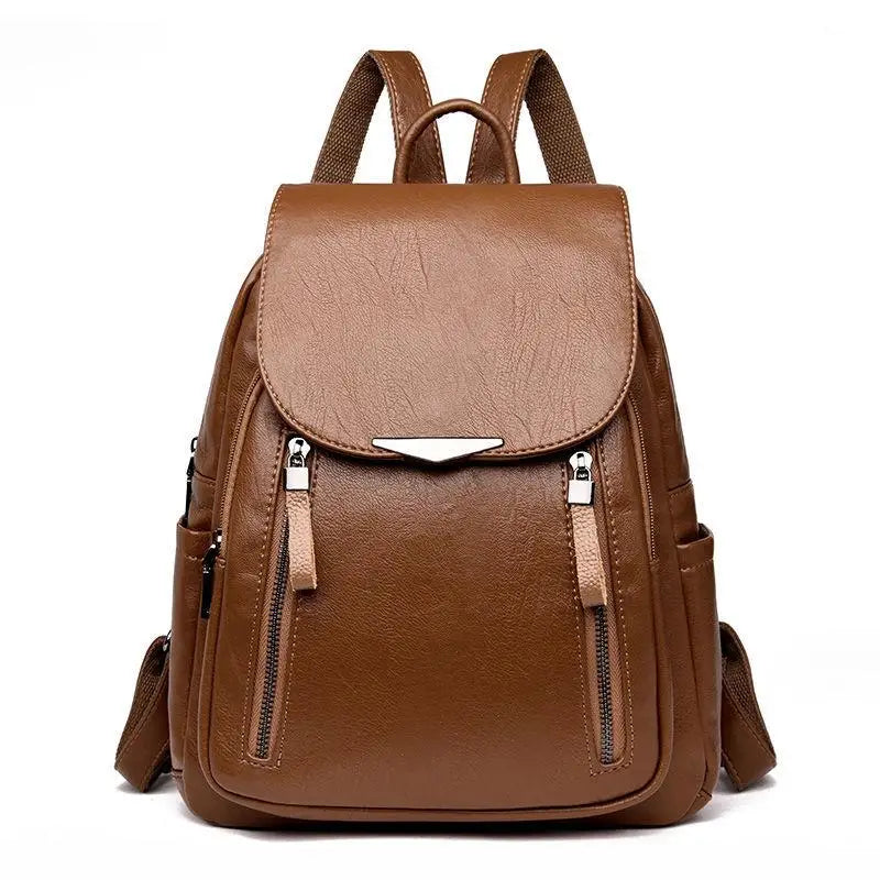 Women's Backpack  Travel Large Backpack PU Leather Handbag  Schoolbag For Girls Women's bag Female Shoulder Back mochila