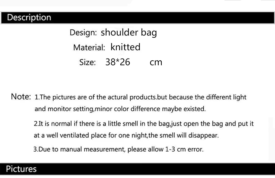 New Sweet Crochet Shoulder Bag Leisure Beach Hollow Out Handbag Women Solid Color Woven Totes Bag For Travel