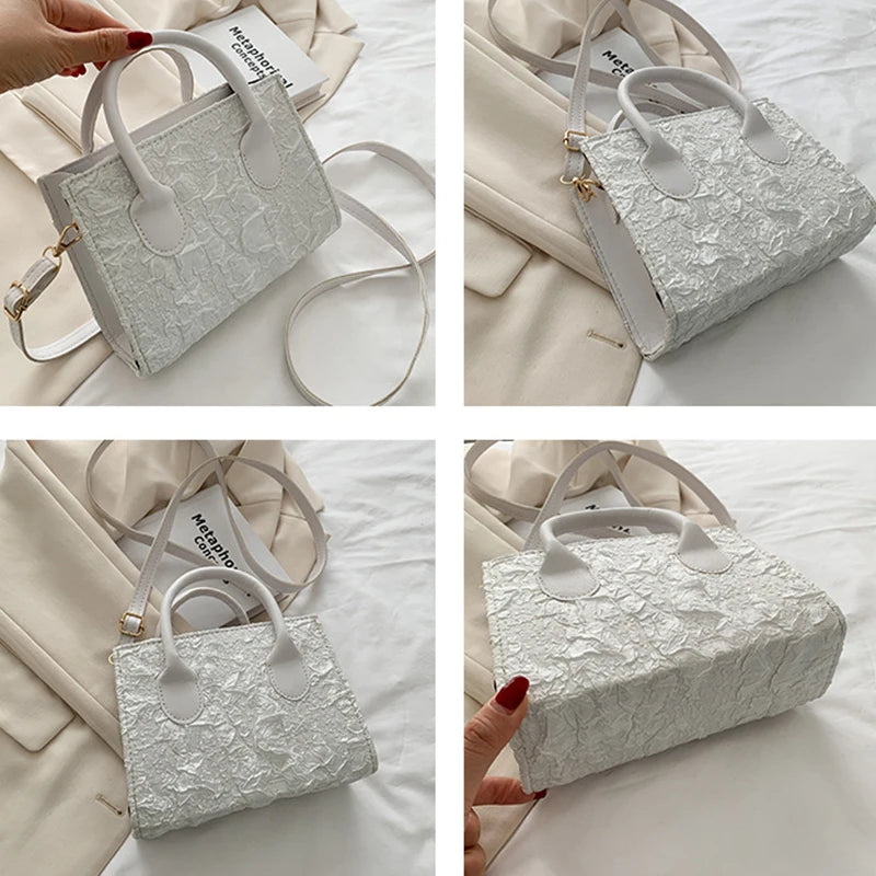 Luxury Design Mini Handbags Women's Totes Fashion Ladies Large Capacity Monet's Garden Oil Painting Canvas Shoulder Shopper Bag