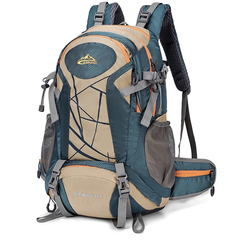 Climbing Camping Backpack Sports Travel Duffel Bag for Men Women with Shoes Outdoor Hikking Cycling Rucksack Luggage Storage Bag