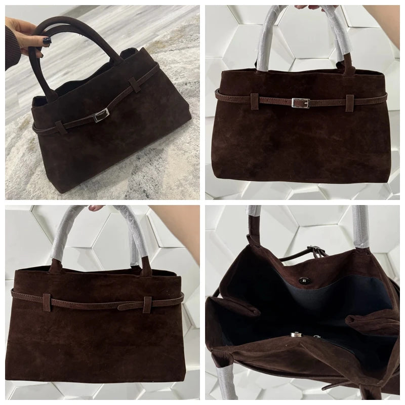Tote Bag Ladies New Autumn/winter High-grade Niche Design Large Capacity Retro Commuter Handbag Women Shoulder Bags