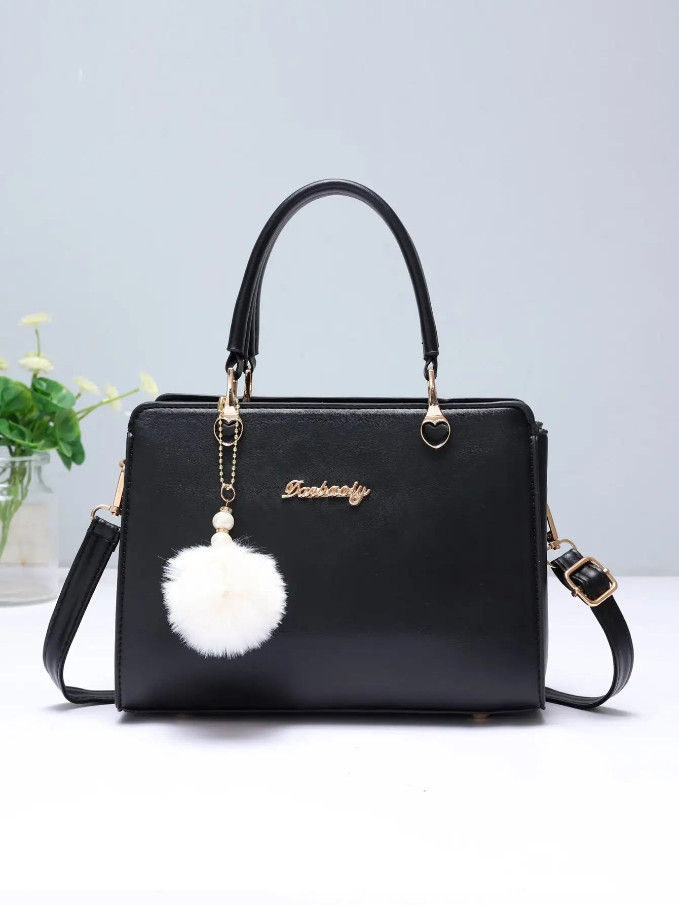 Fashionable Decorative Women's Small Square Bag, Simple Solid Color Large Capacity Handheld Crossbody Bag