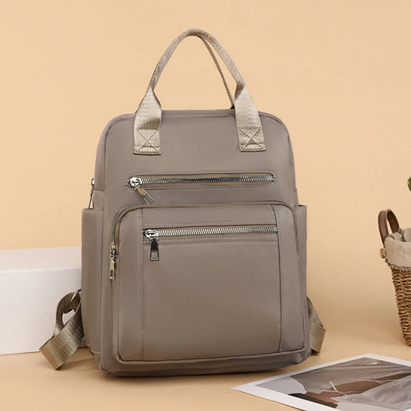 Women Backpack Travel Casual Waterproof Oxford Shoulder Bags Female Large Capacity Handbag Rucksack Multi-function School Pack