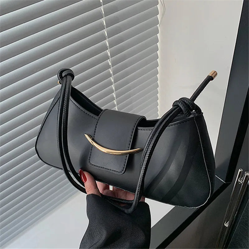 Fashion PU Leather Tote Bag, Stylish Single Handbags Shoulder Underarm Bag, Stylish Simple Cross Body Bags for Women Daily Use
