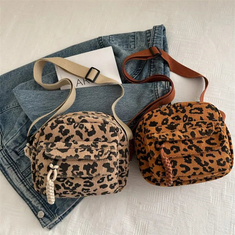 Women's Casual Mini Crossbody Bag, Corduroy Design Phone Bag, Adjustable Strap, Zipper Closure, Single Shoulder Purse