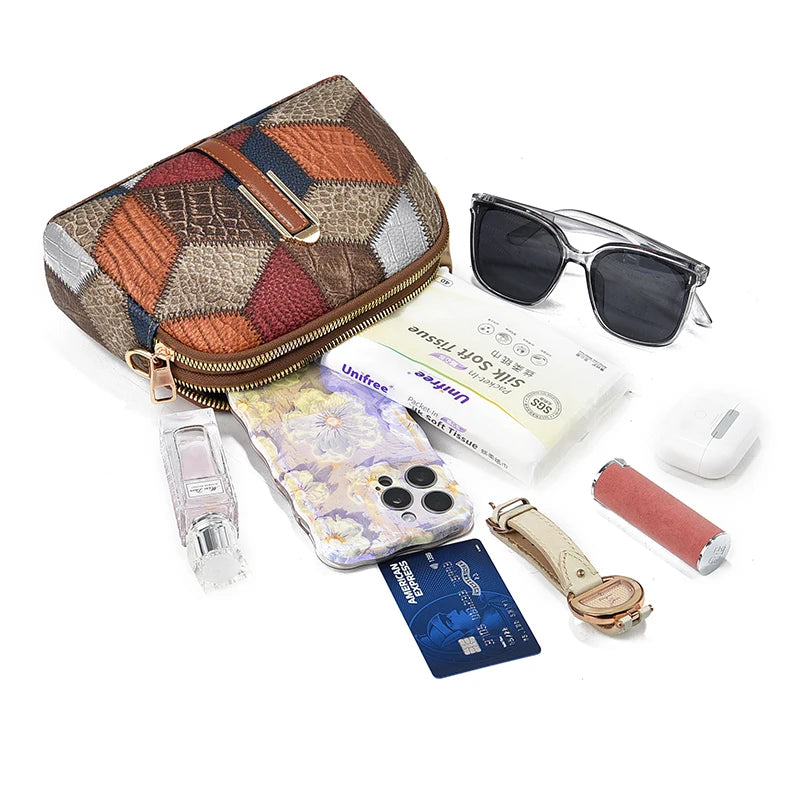 Women's Trendy Fashion Printed Shell Bag Casual Crossbody Bag Versatile Shoulder Bag Designer Small Purse and Handbags