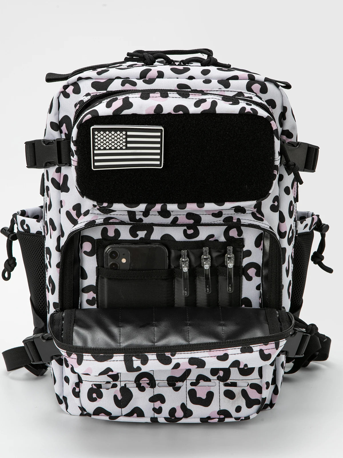 25L Tactical Backpacks for Men survival Laser Cut Molle Daypack Small Bug Out Bag Gym Hking Rucksack with Dual Cup Holders