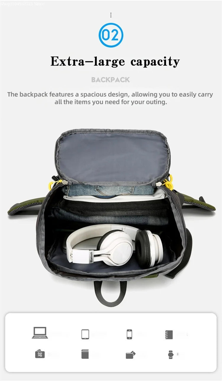 Outdoor sports backpack - hiking backpack 50L men's and women's hiking and camping bag travel backpack with dual shoulder straps