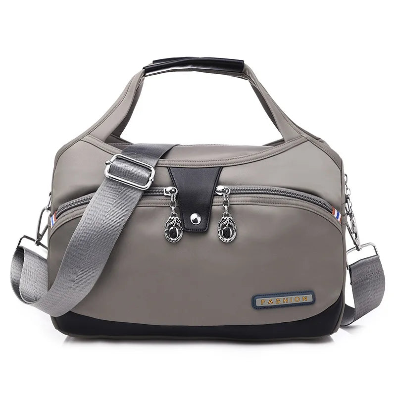 Women Crossbody Bags Large-Capacity Oxford Cloth Sling Crossbody Bag Waterproof Anti-Theft Female Travel Shopper Mommy Hand Bag