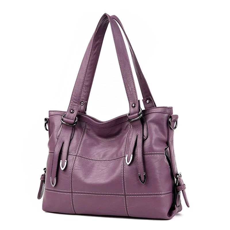 Winter PU Leather Shoulder Bag Trendy Zipper Luxury Handbags and Purse  omen Large Capacity Designer Crossbody Bags