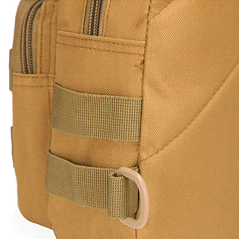 Small Outdoor Tactical Camouflage Kettle Chest Bag Men's Hiking Backpack Nylon Hunting Fishing Camo Hiking Shoulder Bag