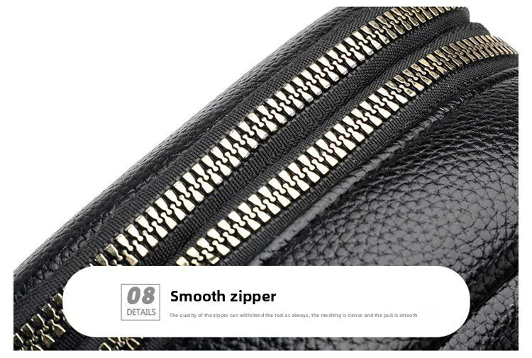 Mini Multifunctional Leather Shoulder Bag for Cellphone/Sport Cross Bags with Headphone Jack, Multi Layer Women's Bag with Cover