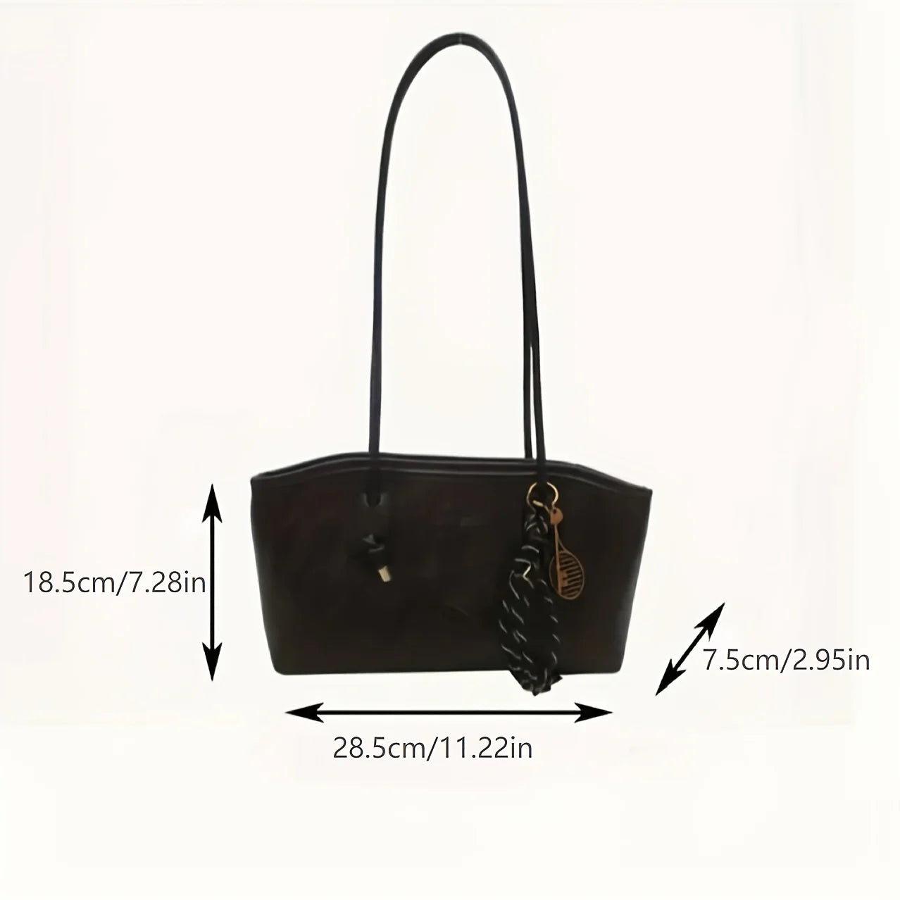 Ladies Soft Leather Shoulder Armpit Bag, Black, White, Brown, Coffee, Convertible Tote Bag, Spacious Work, Travel, Everyday Use