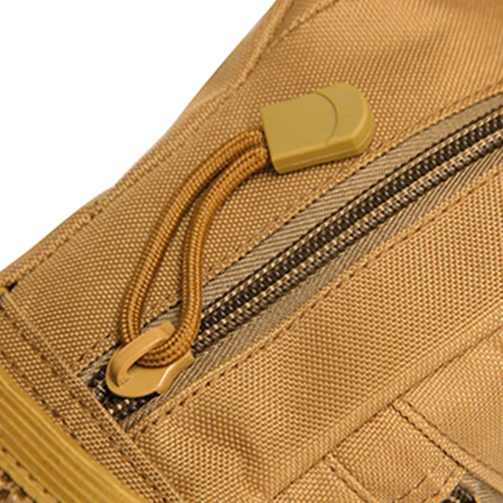 Small Outdoor Tactical Camouflage Kettle Chest Bag Men's Hiking Backpack Nylon Hunting Fishing Camo Hiking Shoulder Bag