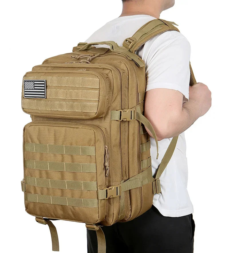 45L GYM Fitness Style Backpacks for men/women Outdoor Tactical Training Molle Survival Bag Hiking Trekking Rucksack