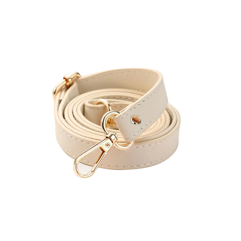 130cm Faux Leather Shoulder Bag Strap DIY Purse Handle Adjustable Crossbody Handbag Belt with Clasp Replacement Strap For Bags