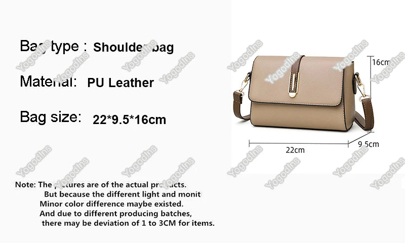 Women Shoulder Bags Ladies Messenger Crossbody Flip Purses Handbags Single Thin Adjustable Shoulder Strap Square Horizontal Bag