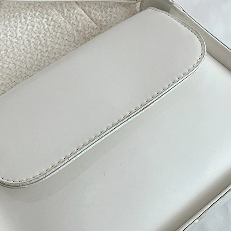 Trendy Fashion Flap Shoulder Bag For Women PU Leather Underarm Bags Designer Solid Color Armpit Handbag and Purse Girls Totes sa