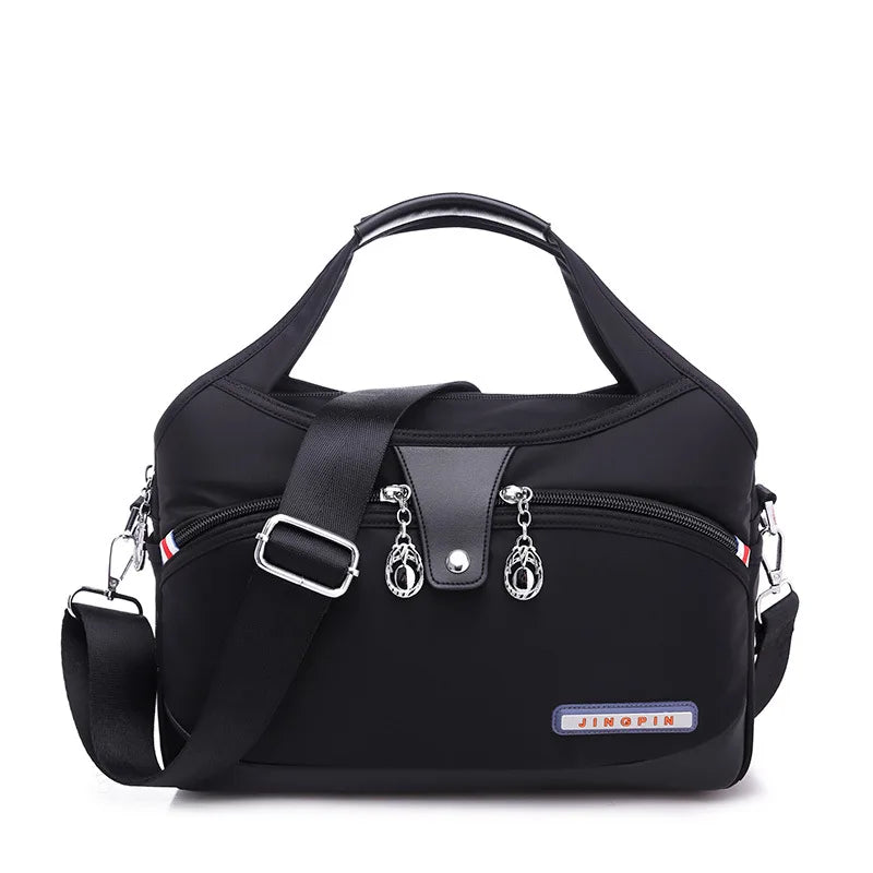 Women Crossbody Bags Large-Capacity Oxford Cloth Sling Crossbody Bag Waterproof Anti-Theft Female Travel Shopper Mommy Hand Bag