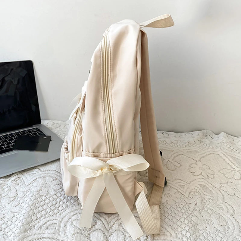 Fashion Backpack Nylon Women Backpack Anti-theft Shoulder Bags New School Bag for Teenager Girls School Backapck Female