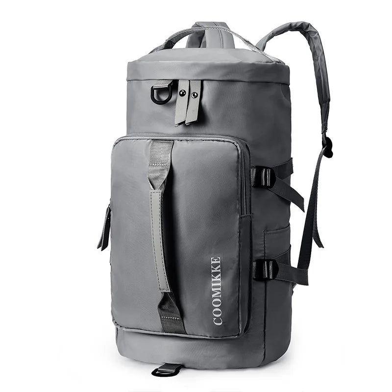 New fitness sport crossbody bag unisex backpack business trip large capacity short travel bag dry and wet separation luggage bag