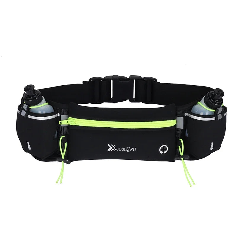 Trail Running Waist Pack For Man/Woman Marathon Phone Water Bottle Sports Fanny Pack Fitness Dual Pocket Running Belt Waist Bag