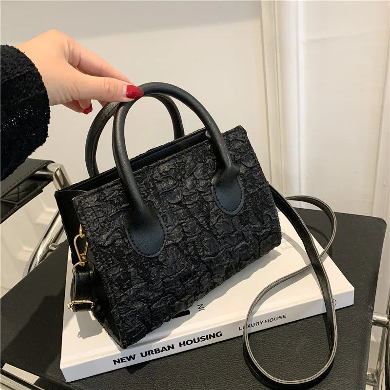 Luxury Design Mini Handbags Women's Totes Fashion Ladies Large Capacity Monet's Garden Oil Painting Canvas Shoulder Shopper Bag