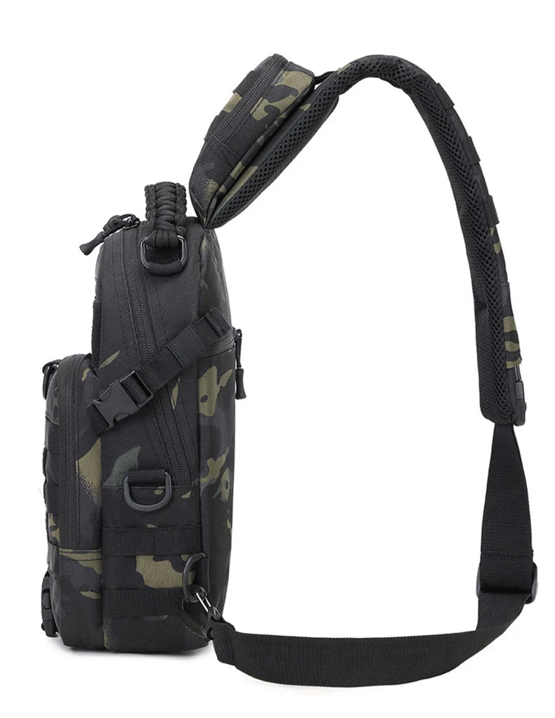 Camping Chest Bag Tactical Backpack for Men Sports Shoulder Outdoor Hiking Climbing Cycling Fishing MOLLE Sling EDC Fanny Pack