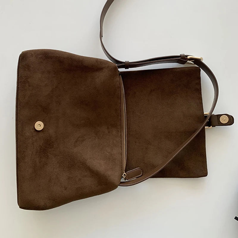 Matte Leather Large Capacity Handbag Female Underarm Shoulder Bag Fashion Messenger Crossbody Bags for Women Luxury Design Totes