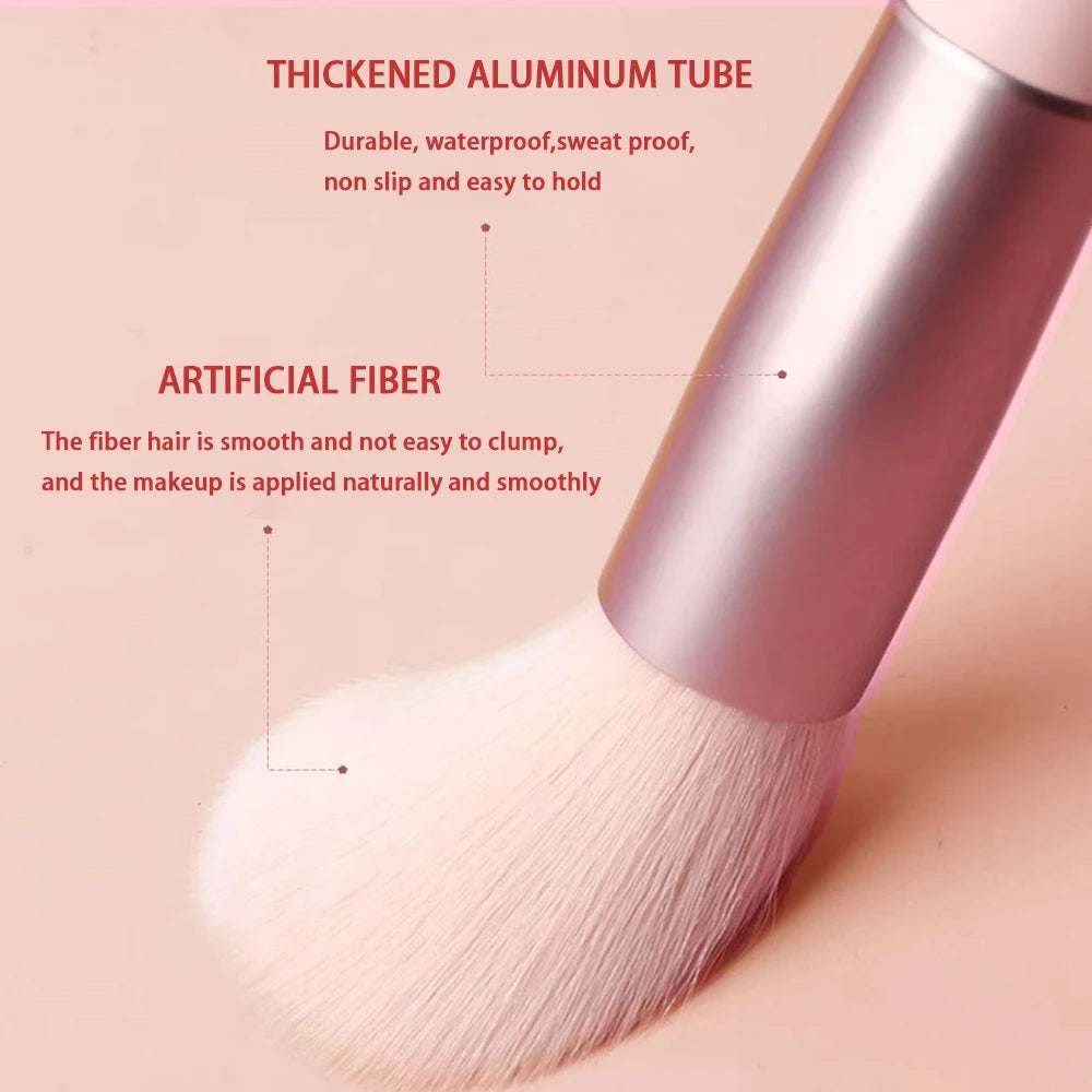 Customized Personalized 8 Piece Makeup Brush Set Portable Makeup Storage Bag Concealer Foundation Brush High Quality And Durable