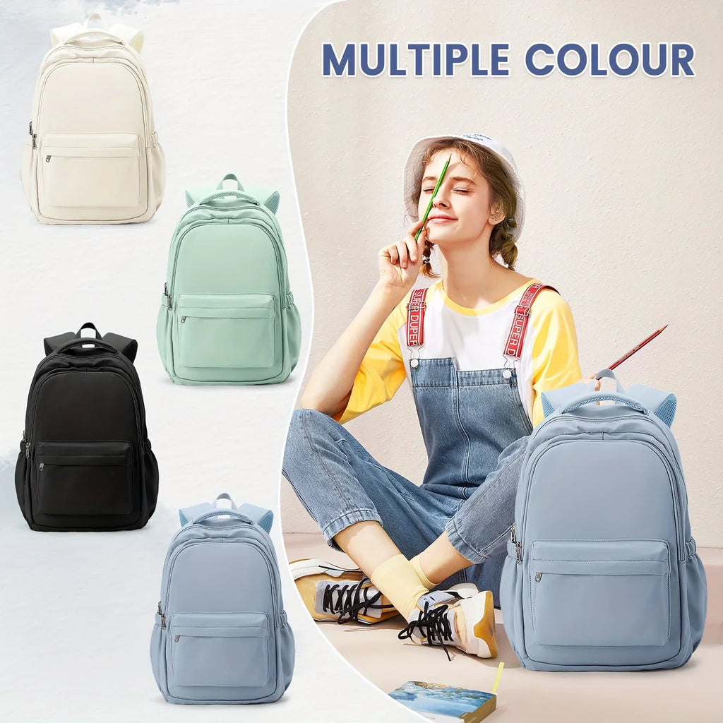 Backpack for Female College Students, High School Girls, Middle School Girls, Versatile, Suitable for Boys, Daily Outdoor Use.