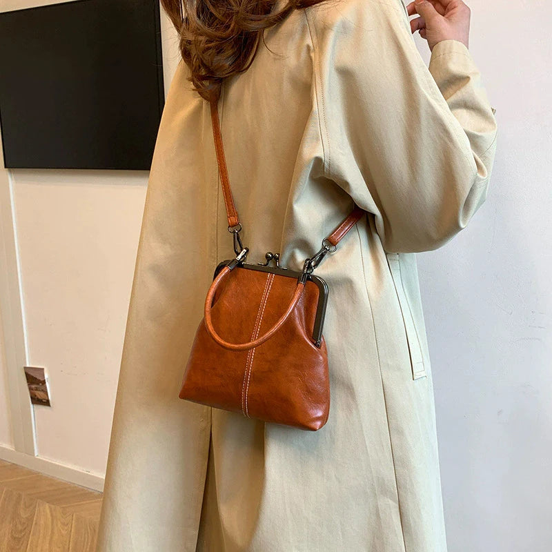 Women's Handbag Crossbody Shoulder Bags Evening Party Totes Makeup Wallet New Fashion Vintage Soft Leather Cosmetic Bag Purse
