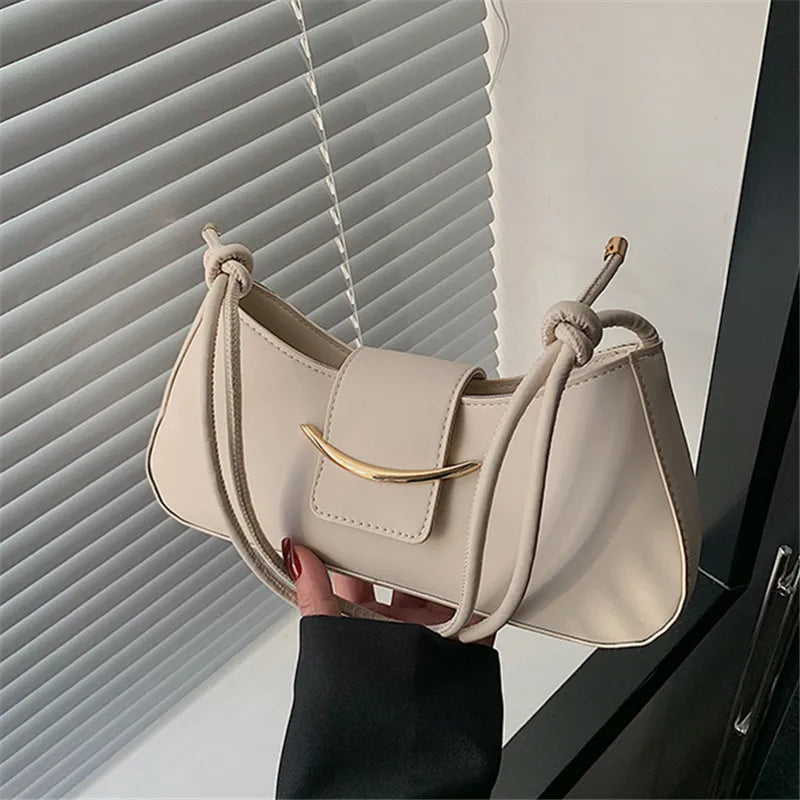 Fashion PU Leather Tote Bag, Stylish Single Handbags Shoulder Underarm Bag, Stylish Simple Cross Body Bags for Women Daily Use