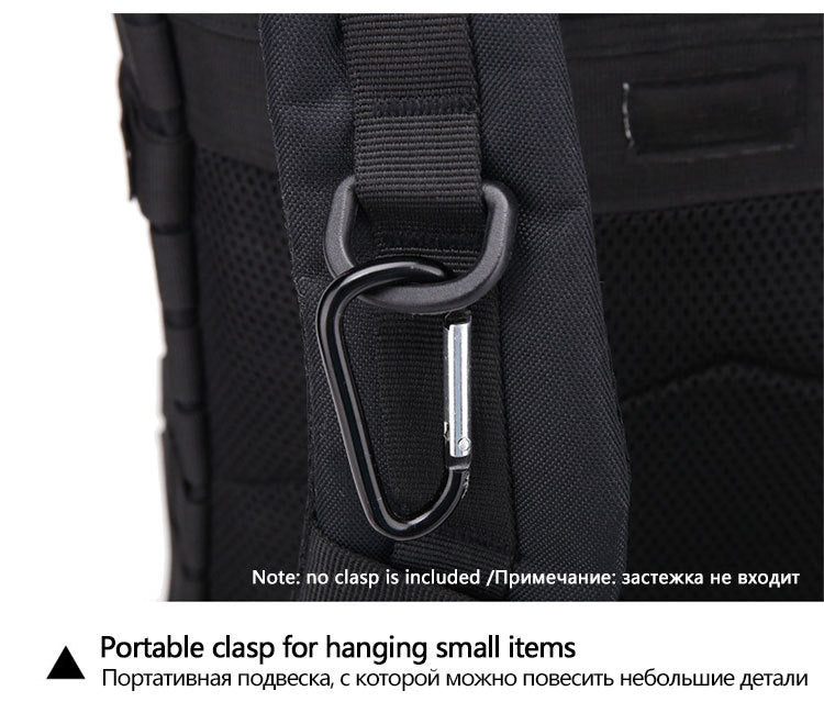 50L Man Tactical Backpacks Survival Traveling Bags Hking Outdoor 3P Assault Pack EDC Molle Pack For Trekking Hunting Bag