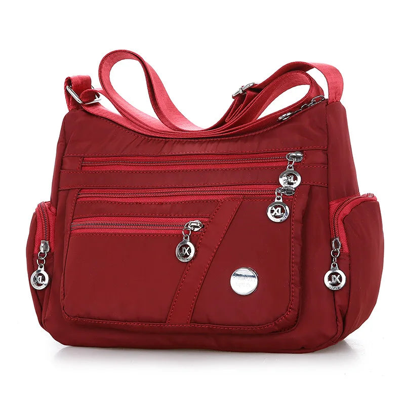 New Ladies Tote Bag Fashion Nylon Waterproof Casual Shoulder Mummy Bag Large Capacity Women's Messenger Handbags