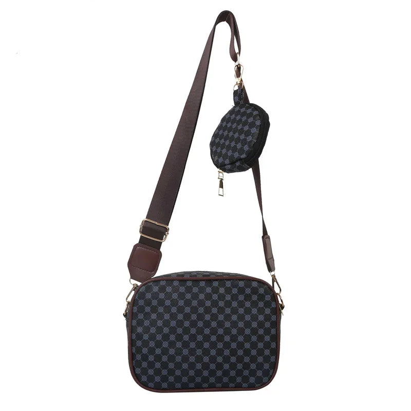 Simple And Trendy Texture, Casual Women's Shoulder Bag With A Foreign Style Strap, Small Hanging Bag, Diagonal Crossbody Small S