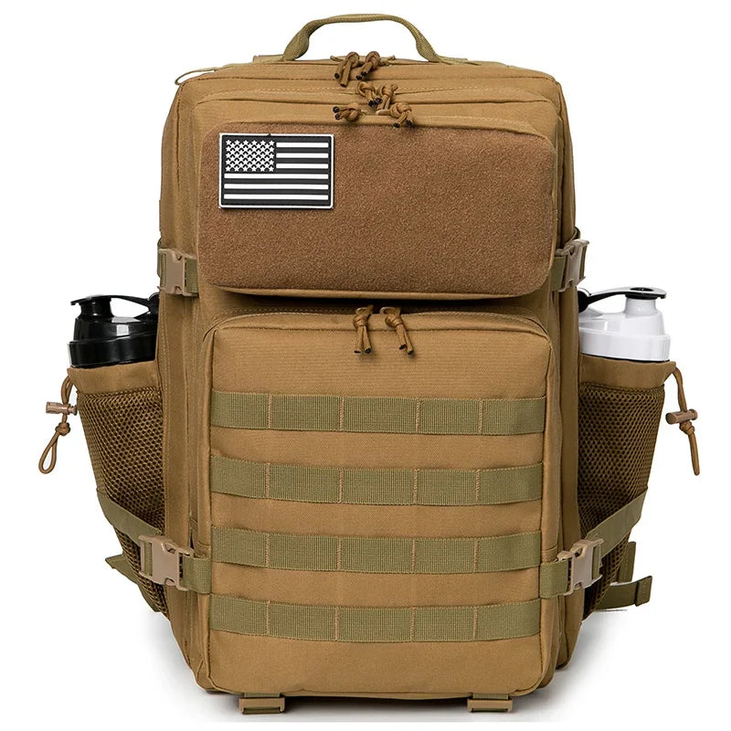 45L Tactical Backpack survival camping equipment back pack Outdoor Hiking Backpacks Witch Bottle Holder Rucksack bags for women