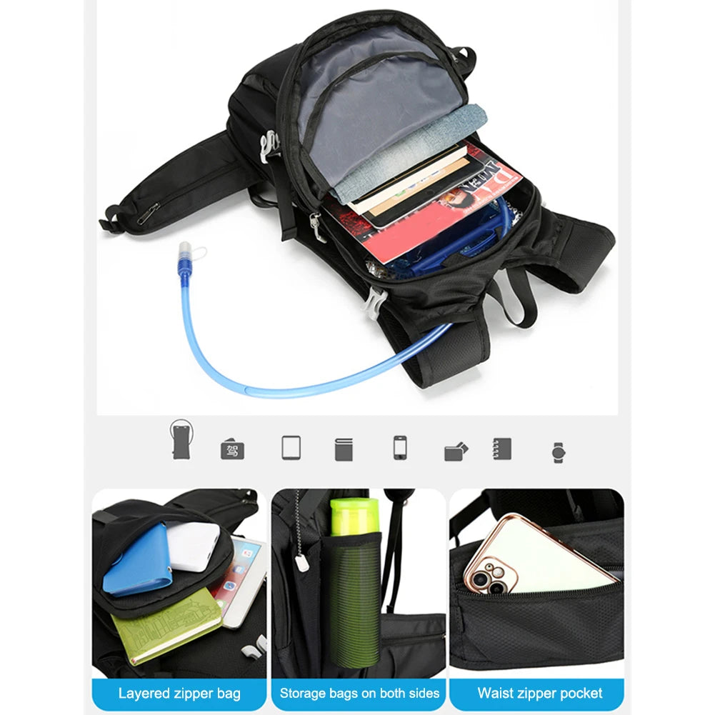 Camping Backpack Waterproof Breathable Fishing Bag Lightweight Large Capacity Hiking Climbing Rucksack for Outdoor Activities