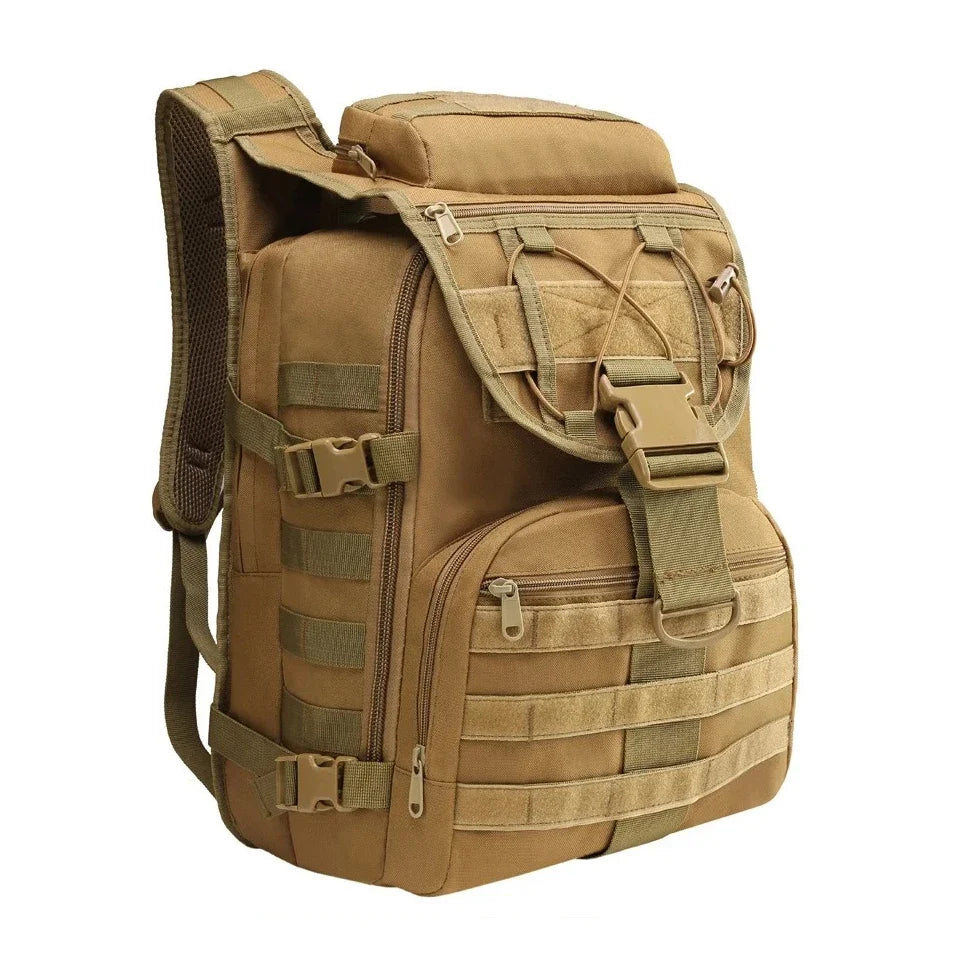 35L Men's Tactical Backpack Survival Hiking Backpack Multifunctional Outdoor Bag Travel Camping Sports Riding Travel Bag