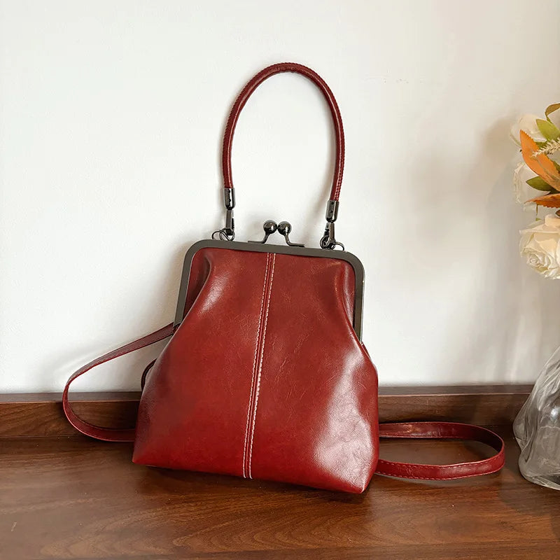 Women's Handbag Crossbody Shoulder Bags Evening Party Totes Makeup Wallet New Fashion Vintage Soft Leather Cosmetic Bag Purse