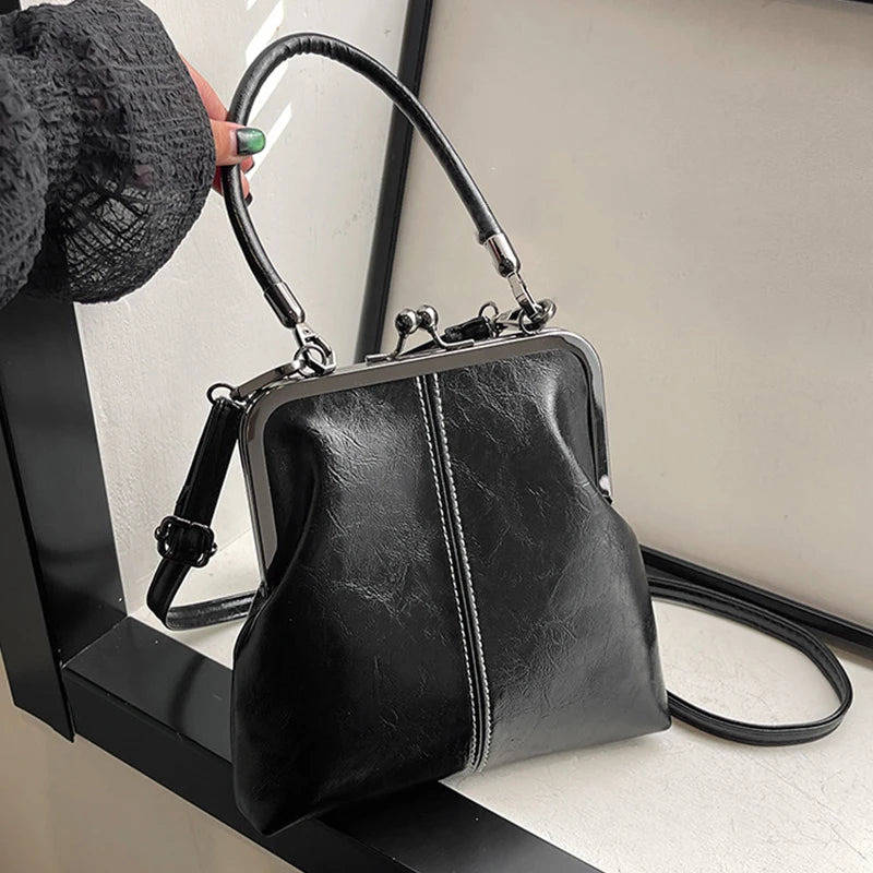 Women's Handbag Crossbody Shoulder Bags Evening Party Totes Makeup Wallet New Fashion Vintage Soft Leather Cosmetic Bag Purse
