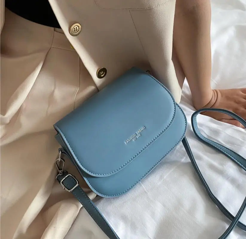Fashionable Synthetic Leather Crossbody Bag, Womens Shoulder Bag, Simple Square Design, Adjustable Strap, Suitable for Daily Use