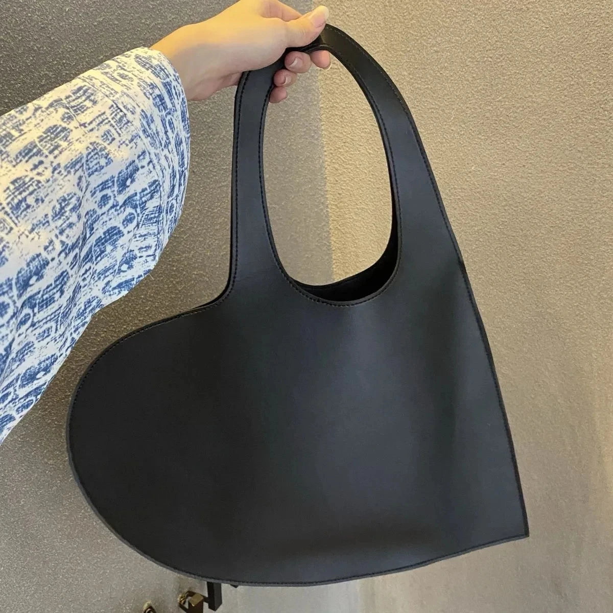 Luxury Design Heart Women's Armpit Shoulder Bags Fashion Clutch Purses And Handbag Female Summer Top Hand Bags Shopper Totes
