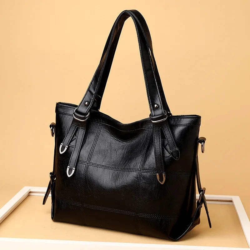 Winter PU Leather Shoulder Bag Trendy Zipper Luxury Handbags and Purse  omen Large Capacity Designer Crossbody Bags