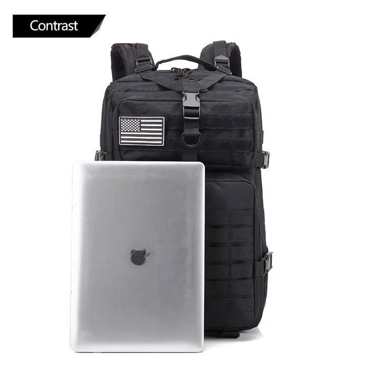 50L Man Tactical Backpacks Survival Traveling Bags Hking Outdoor 3P Assault Pack EDC Molle Pack For Trekking Hunting Bag
