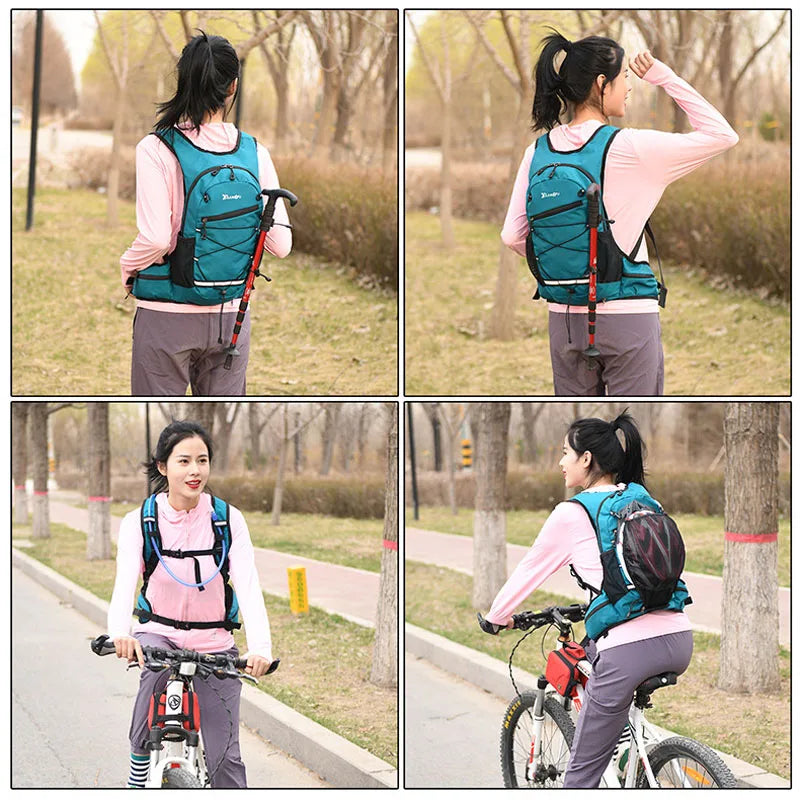 Cycling Lightweight Hydration Backpack Outdoor Sport Hiking Camping Climbing Mountaineering Rucksack Travel Water Daypack Vest