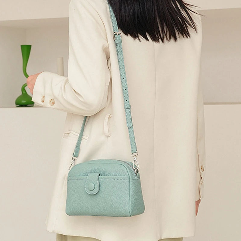 Fashion Brands Shoulder Bags For Women Simple PU Leather Crossbody Bag Shopping Phone Purse Female Messenger Handbag Pouch
