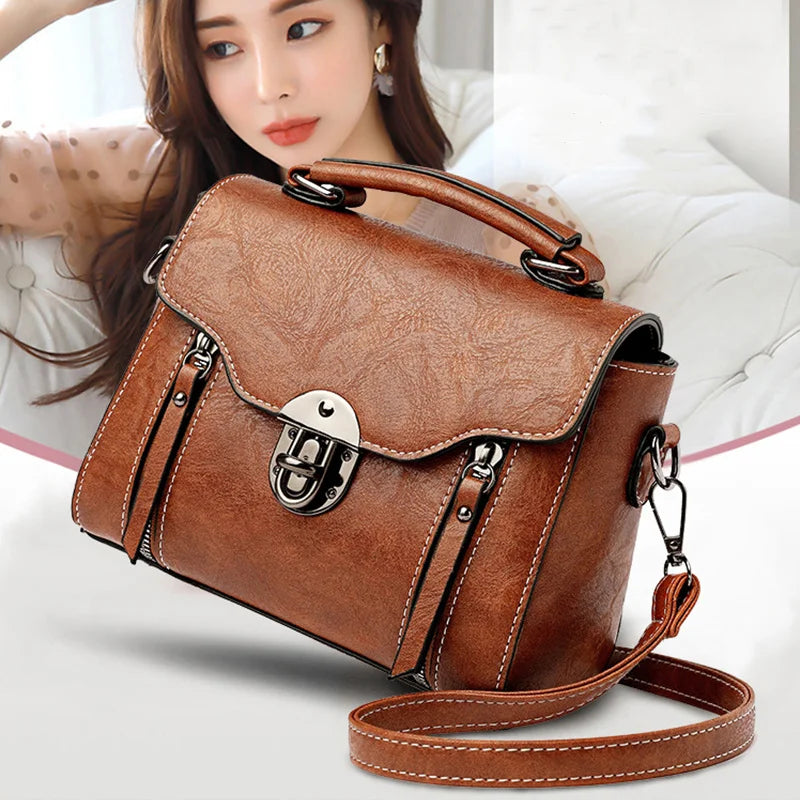 Fashion Small Square Bag For Women Luxury Designer Handbags High Quality Female Bag PU Leather Flap Crossbody Shoulder Bag Bolsa